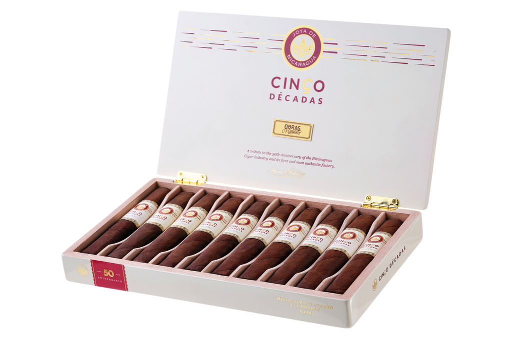 JOYA DE NICARAGUA CINCO DÉCADAS EL EMBARGO 6 X 60 10 CIGARS