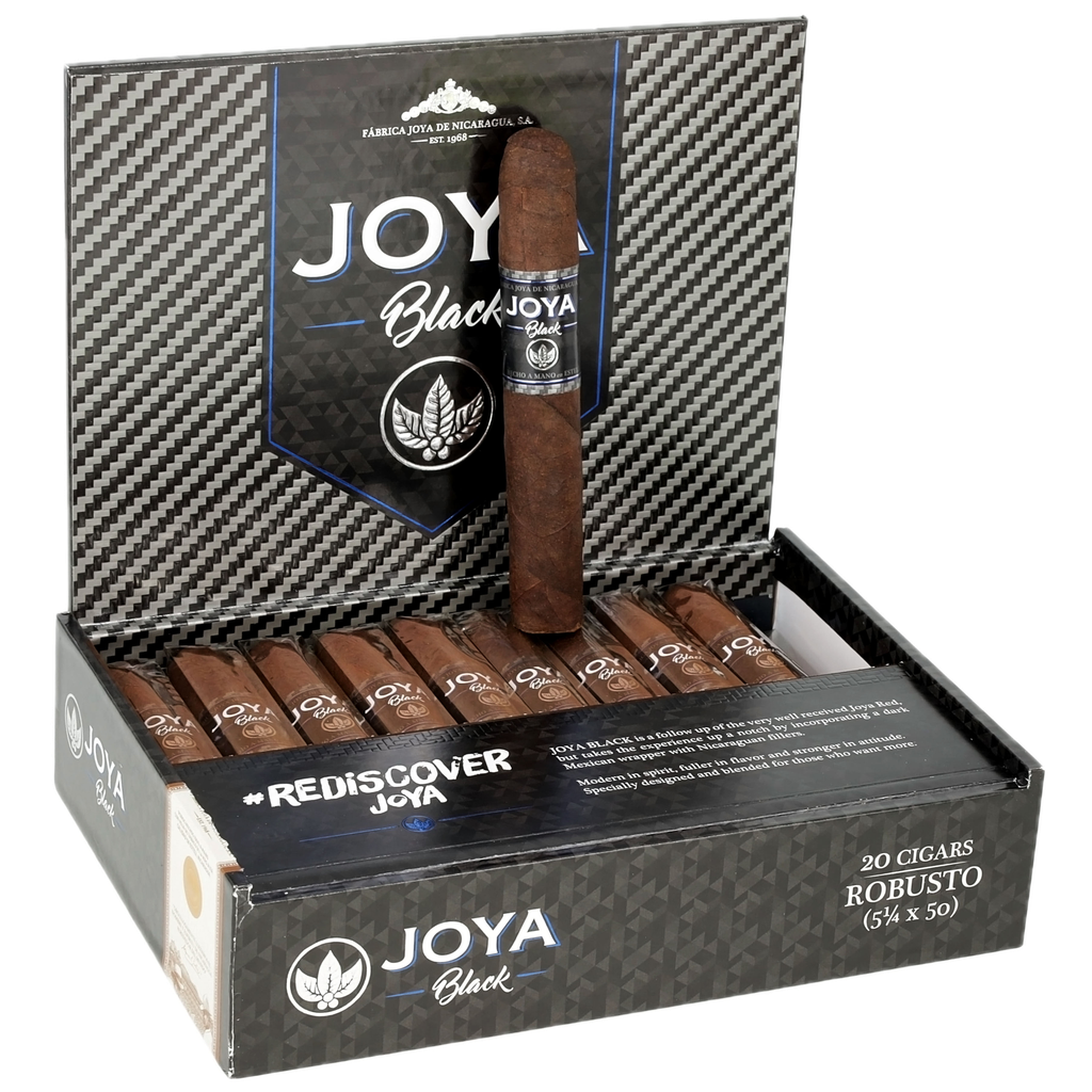 JOYA DE NICARAGUA JOYA BLACK ROBUSTO 5 1/4 X 50 20 CIGARS