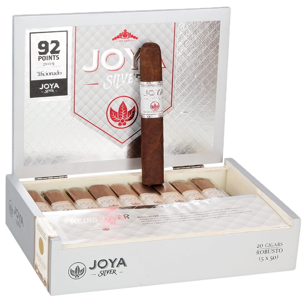 JOYA DE NICARAGUA JOYA SILVER ROBUSTO 5 X 50 20 CIGARS