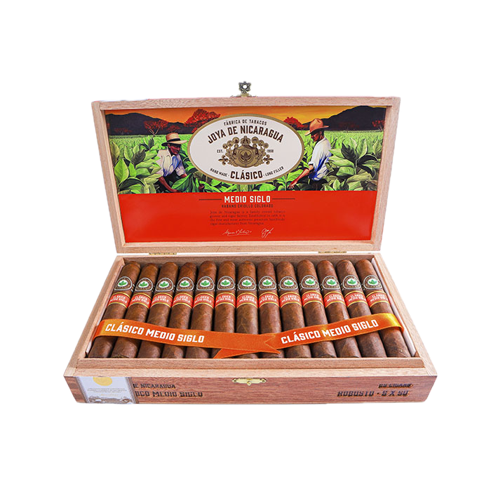 JOYA DE NICARAGUA CLÁSICO MEDIO SIGLO ROBUSTO 5 X 50 25 CIGARS