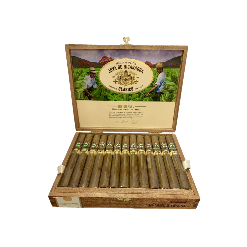 JOYA DE NICARAGUA CLÁSICO ORIGINAL NUMERO 6 6 X 41 25 CIGARS