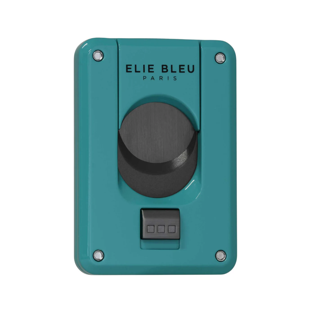 EBC4 CIGAR CUTTER BLUE LACQUER BLACK BLADE