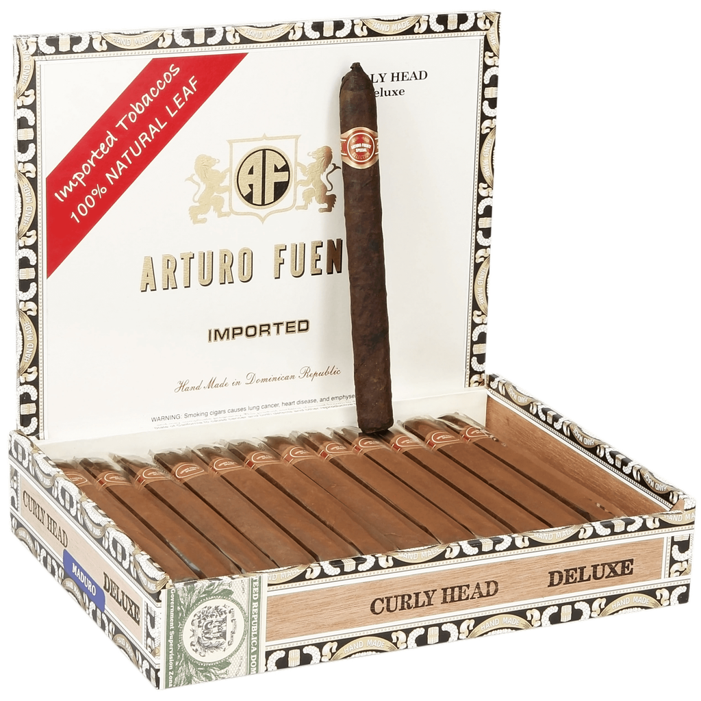 ARTURO FUENTE CURLY HEAD (DE LUXE) MADURO 25 CIGARS