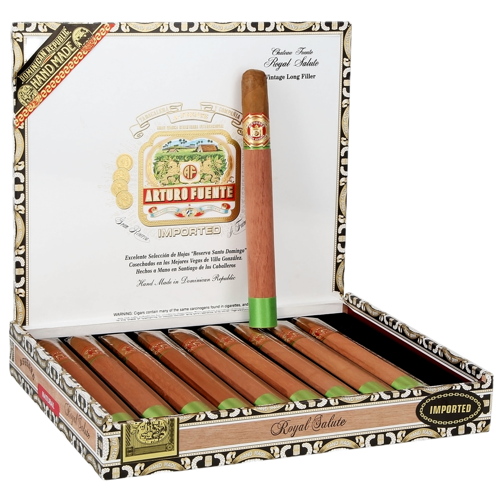ARTURO FUENTE CHÂTEAU FUENTE ROYAL SALUTE 10 CIGARS