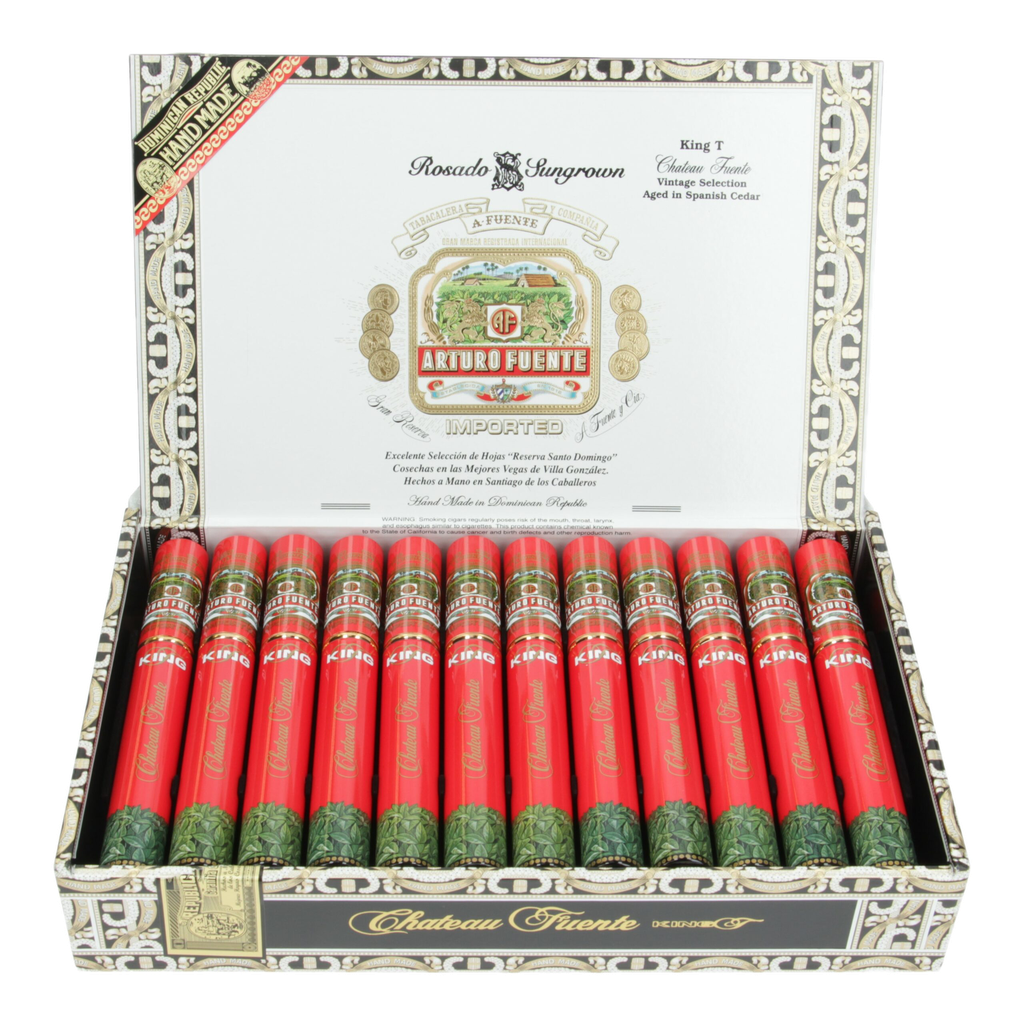 ARTURO FUENTE CHÂTEAU FUENTE KING T (Tubes) ROSADO 24 CIGARS