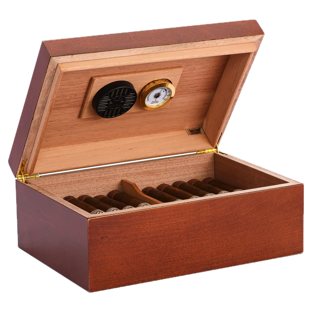[HUM-SAO PAOLO-BOV] SAO PAOLO - 50 CIGAR INLAY, HUMIDOR (5/22)