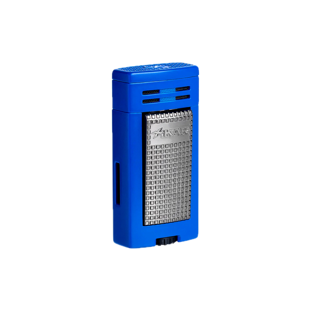 [XI-607BL] XIKAR ION DOUBLE JET LIGHTER, BLUE