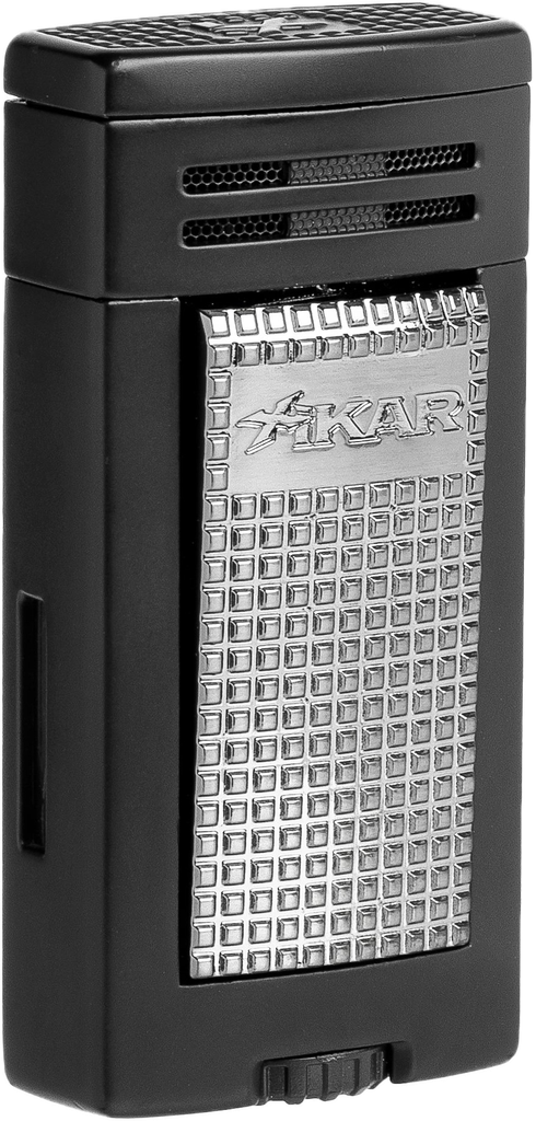 [XI-607BK] XIKAR ION DOUBLE JET LIGHTER, BLACK