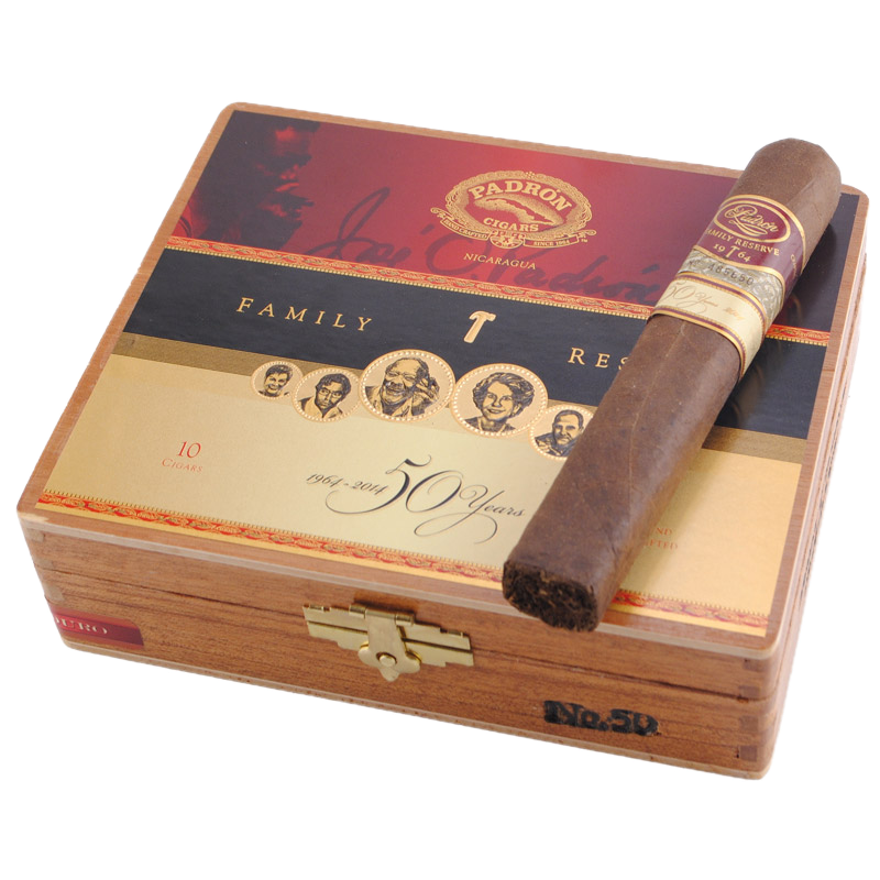 PADRON FAMILY RESERVE 50 YEARS MADURO 10 CIGARS