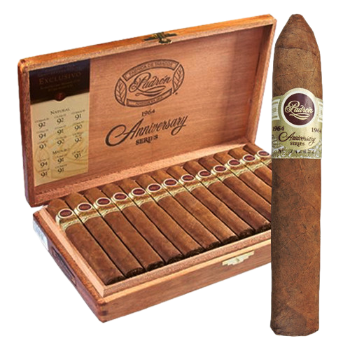 PADRON 1964 BELICOSO 52X5 NATURAL 25 CIGARS