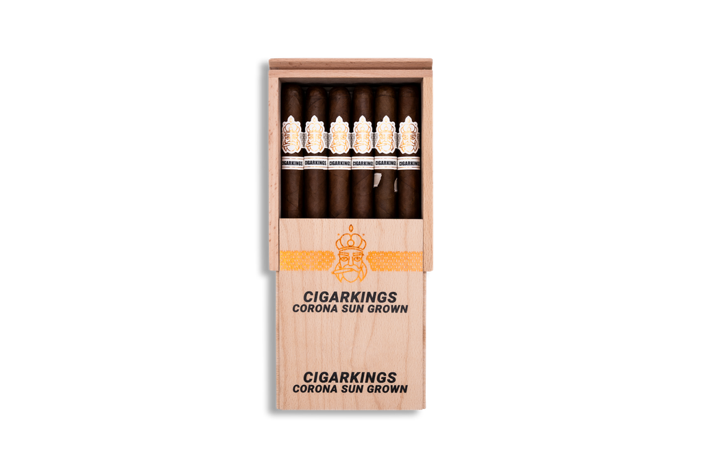 CIGAR KINGS CORONA SUN GROWN 5.3/8 X 44 BOX 12 CIGARS