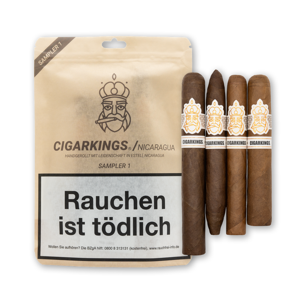 CIGAR KINGS SAMPLER 1 MIX POUCH 4 CIGARS
