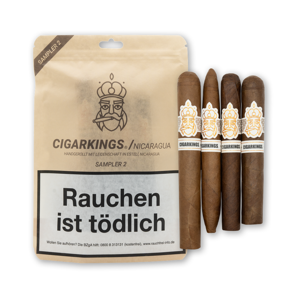 CIGAR KINGS SAMPLER 2 MIX POUCH 4 CIGARS