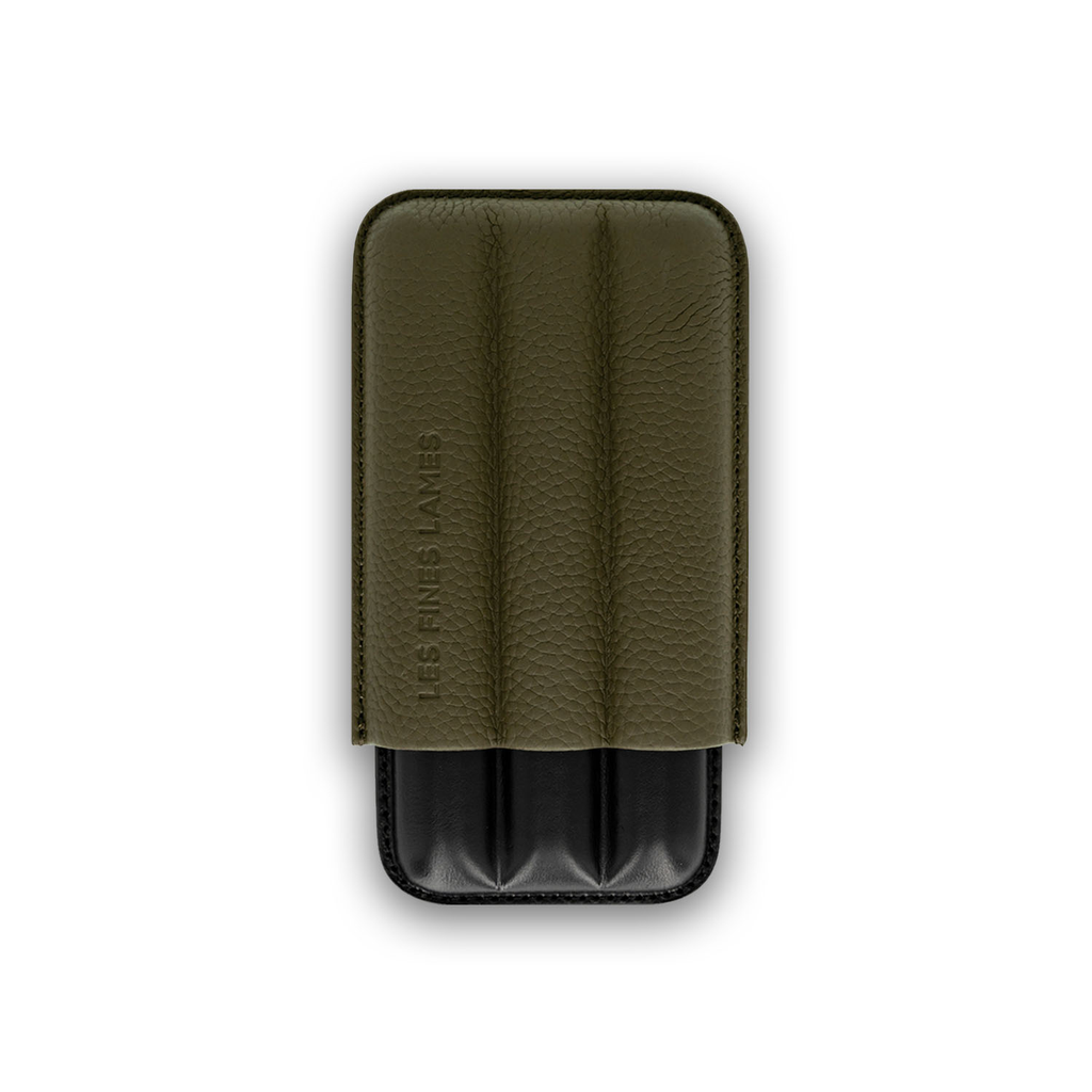 [CA7108005] CIGAR CASE CIGAR CASE - TRIO ODG PEBBLE LEATHER 