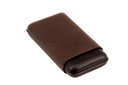 DAV Case XL-3 leather brown leaf 