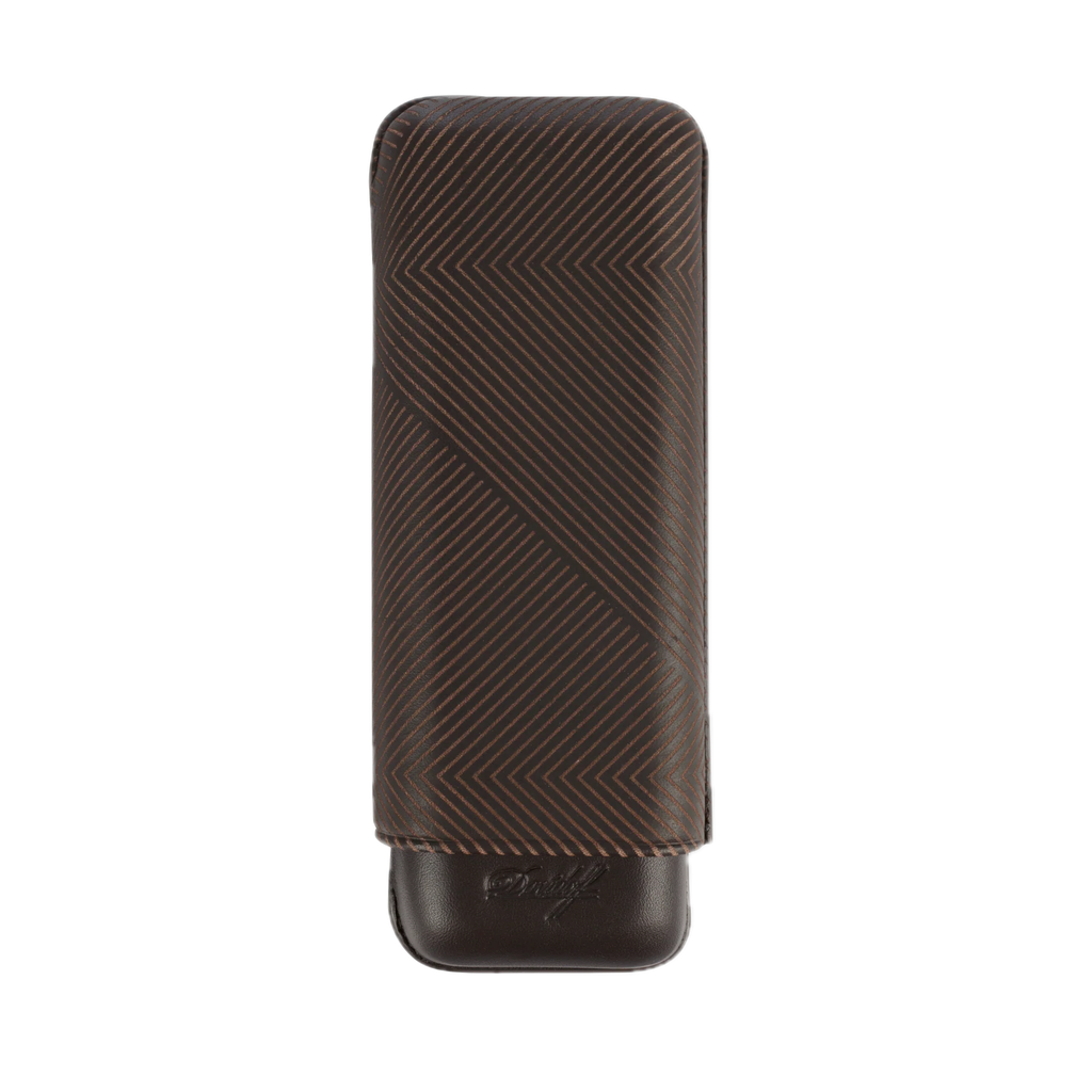 DAV Case XL-2 leather brown leaf