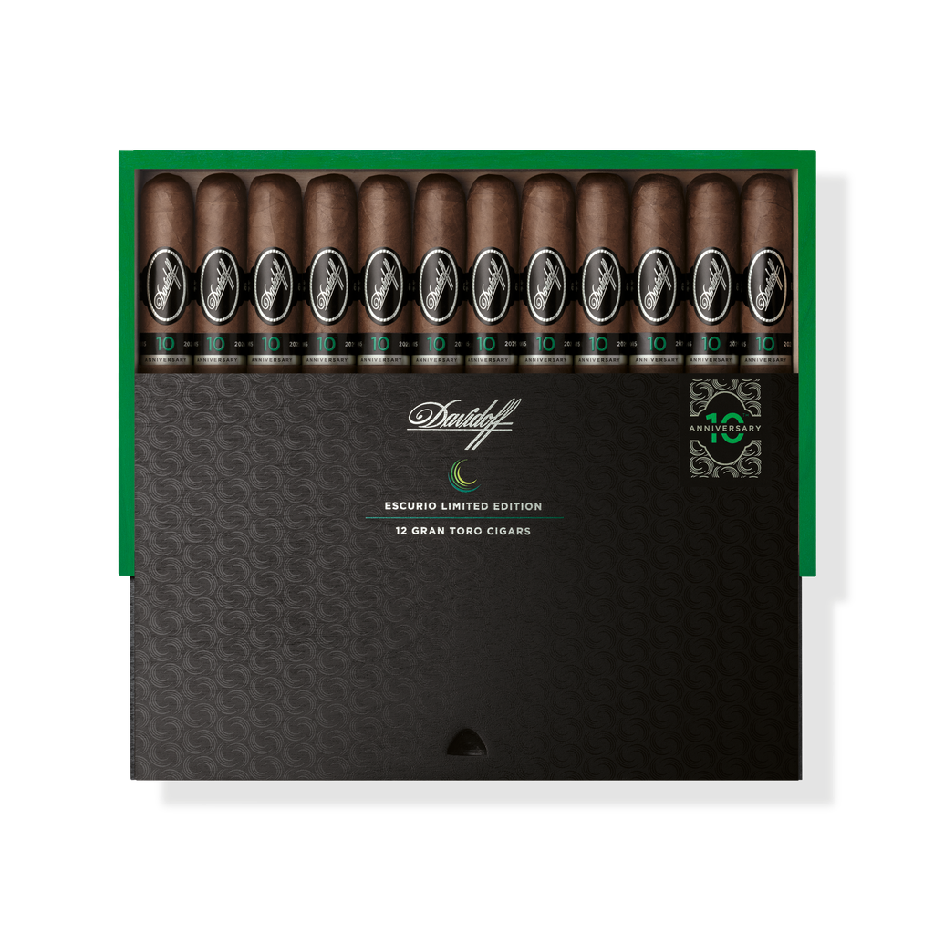 DAVIDOFF ESCURIO 10TH ANNIVERSARY 12 CIGARS 