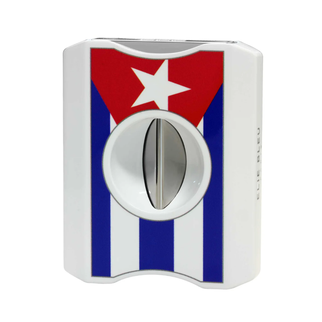 CIGAR CUTTER CUBAN FLAG V-CUT