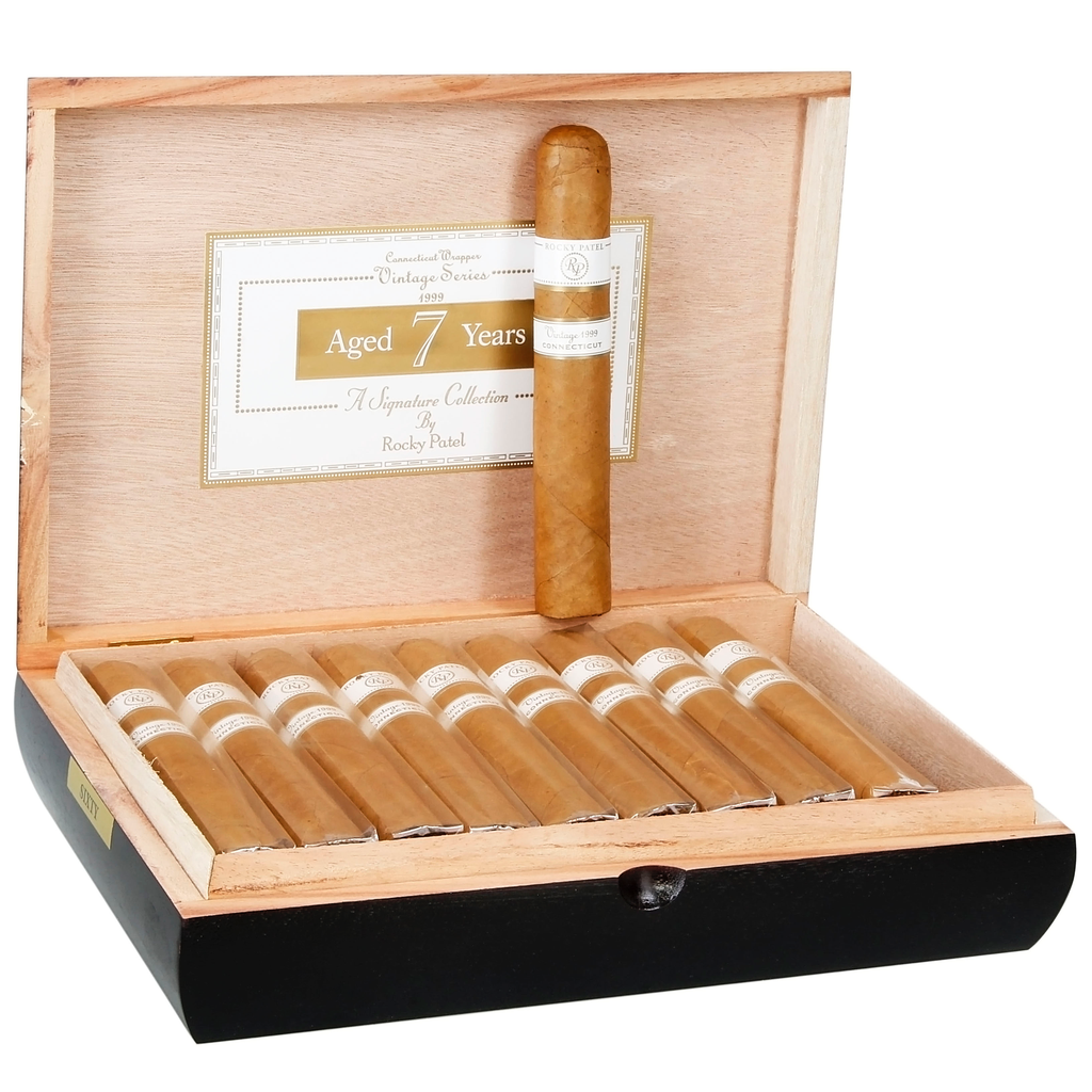 ROCKY PATEL VINTAGE SERIES 1999 - 7 YEAR AGED CONNECTICUT WRAPPER SIX BY SIXTY 20 CIGARS