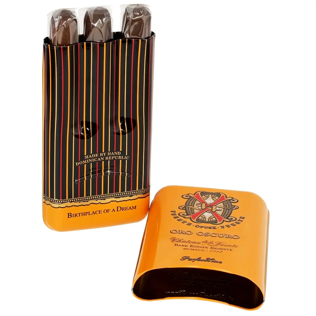 ARTURO FUENTE OPUX OXO OSCURO ORO PERFECXION X 3 CIGARS