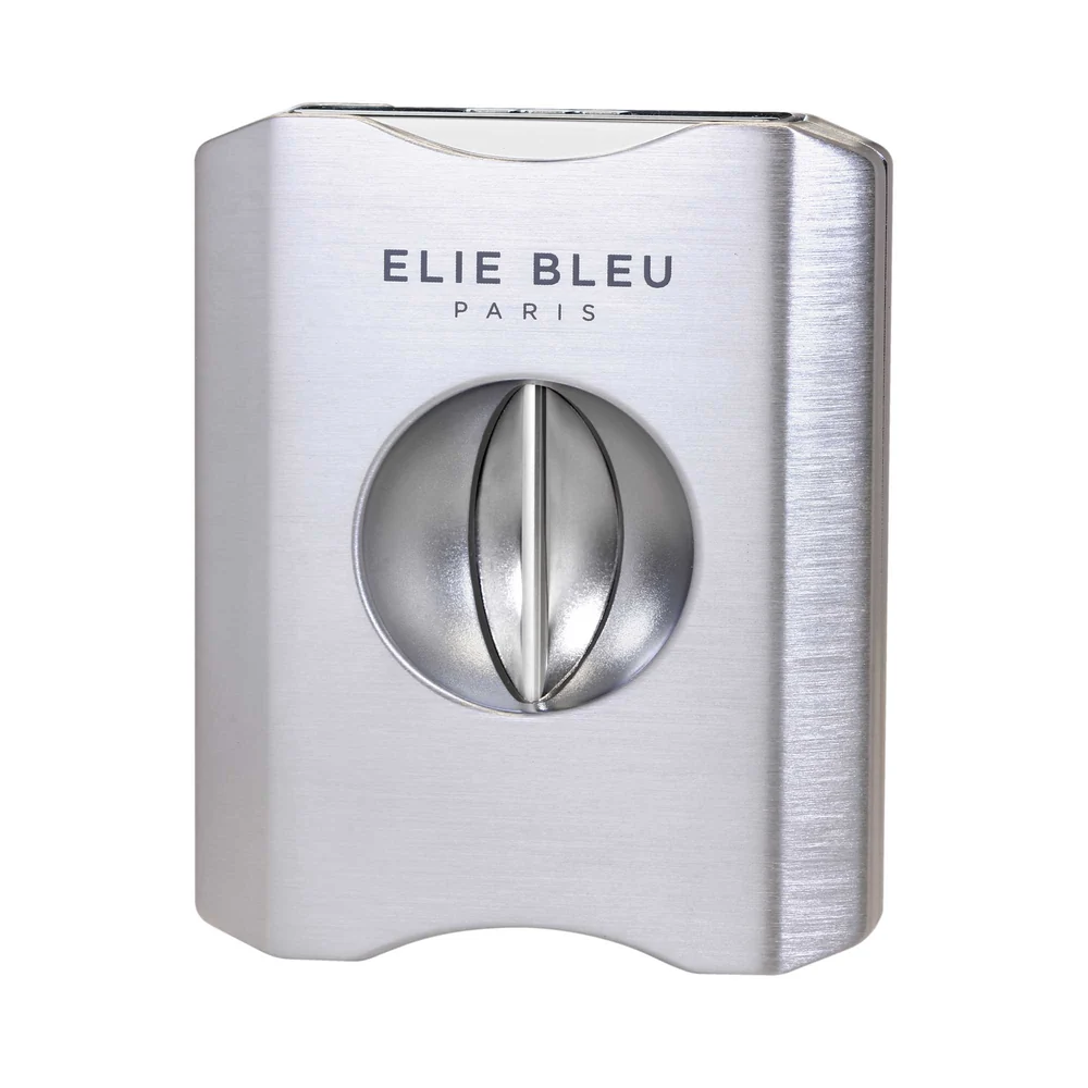 CIGAR CUTTER V CUT BRUSHED CHROME 