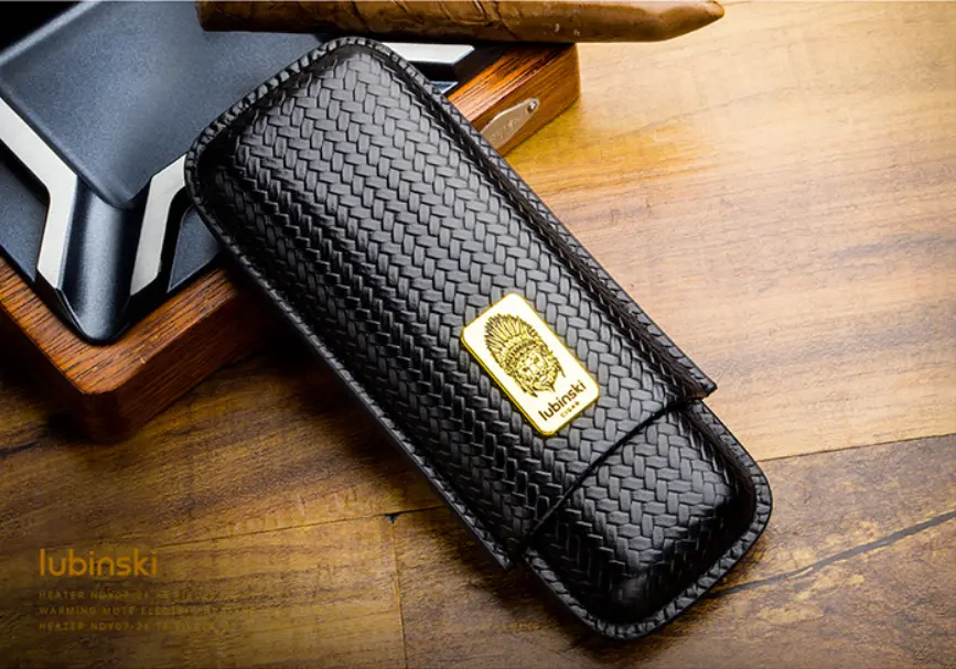 YJA-50019-CIGAR CASE-BK