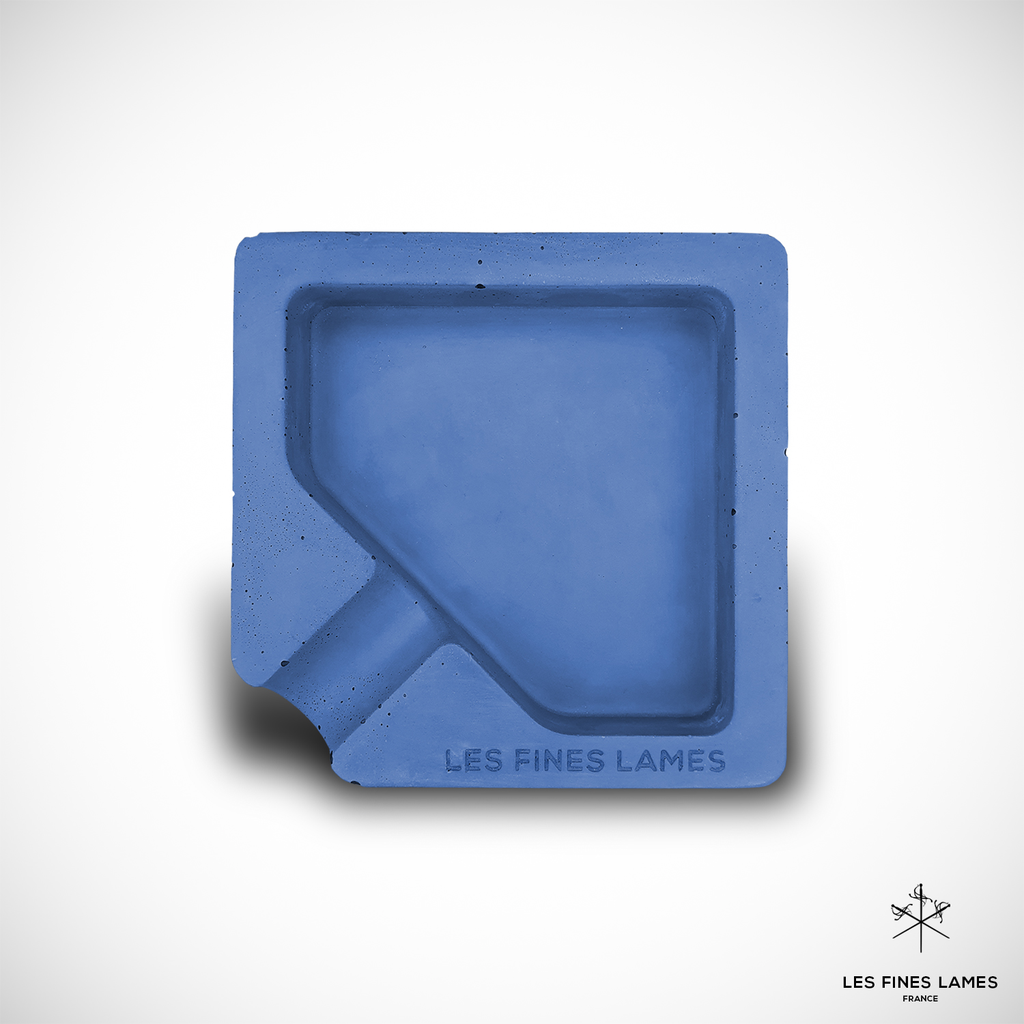 [AS0607004] ASHTRAY SINGLE BLUE 