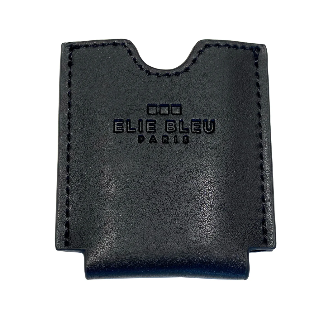 CIGAR CUTTER EBC-4 CASE BLACK LEATHER