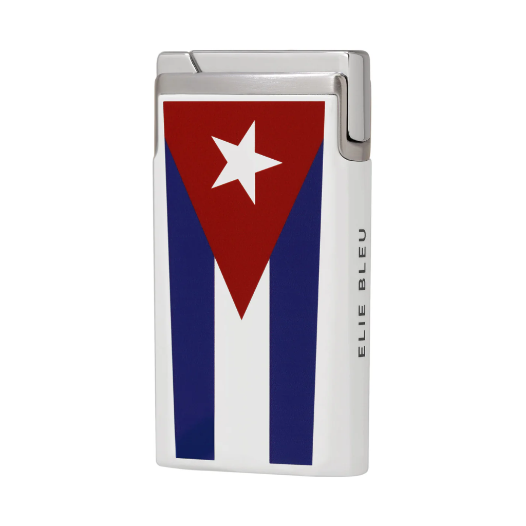 J-15 CIGAR JET FLAME LIGHTER "CUBAN FLAG"