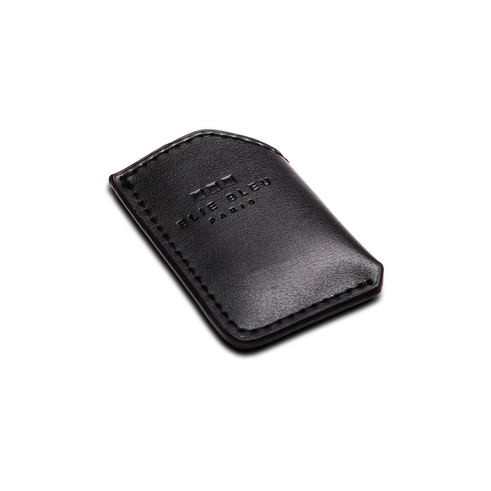 J-15 LIGHTER CASE BLACK LEATHER