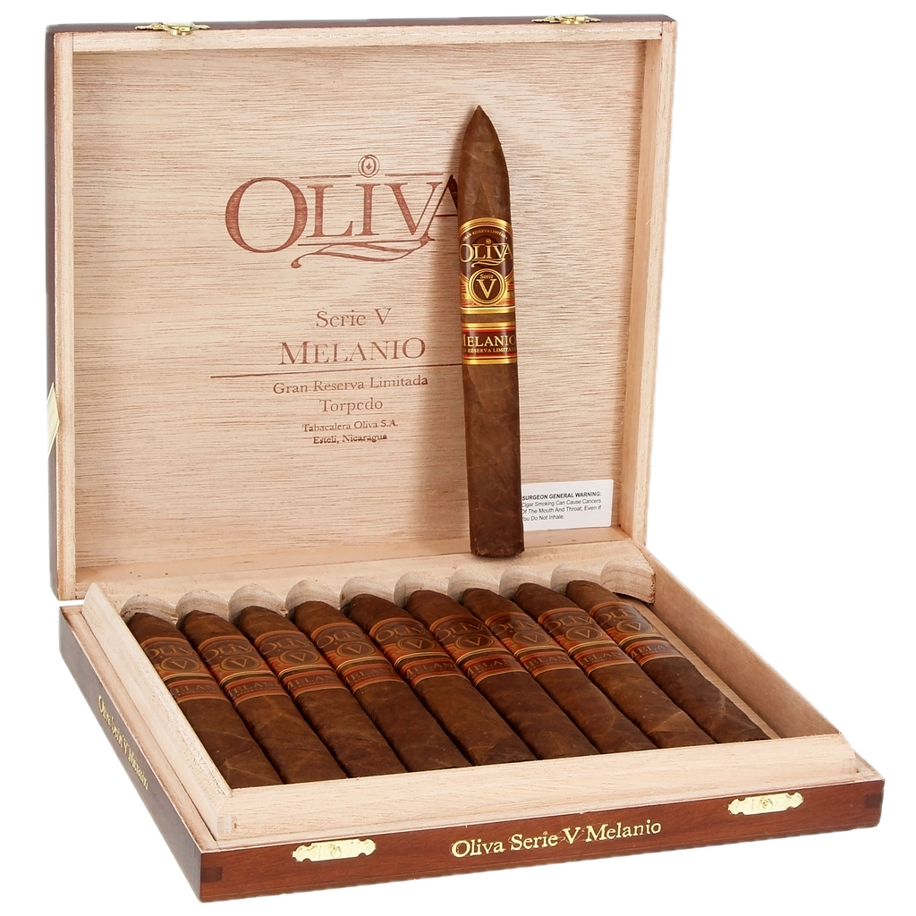 OLIVA SERIE V MELANIO MADURO TORPEDO 6-1/2X52 10 CIGARS