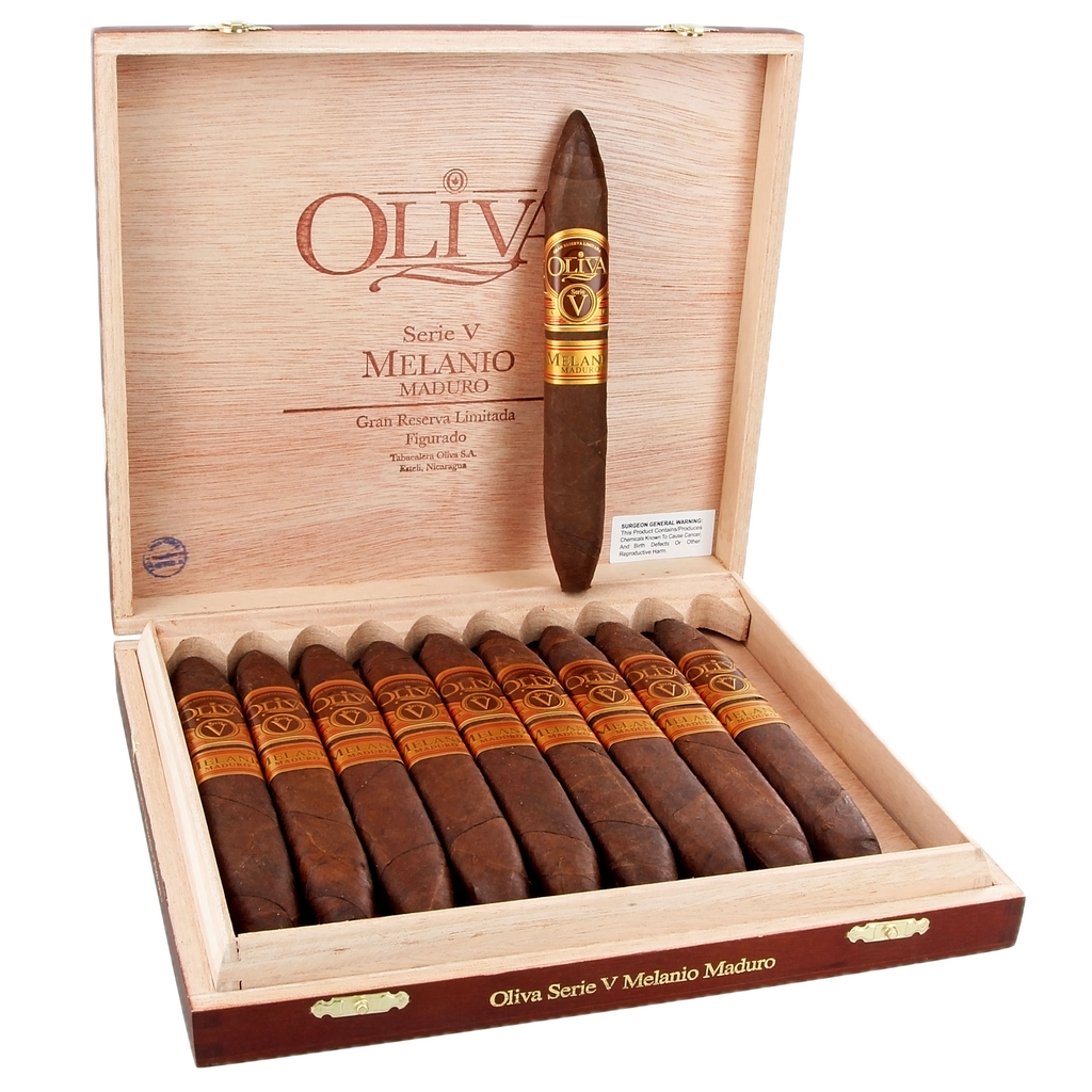 OLIVA SERIE V MELANIO MADURO FIGURADO  6-1/2X52 10 CIGARS