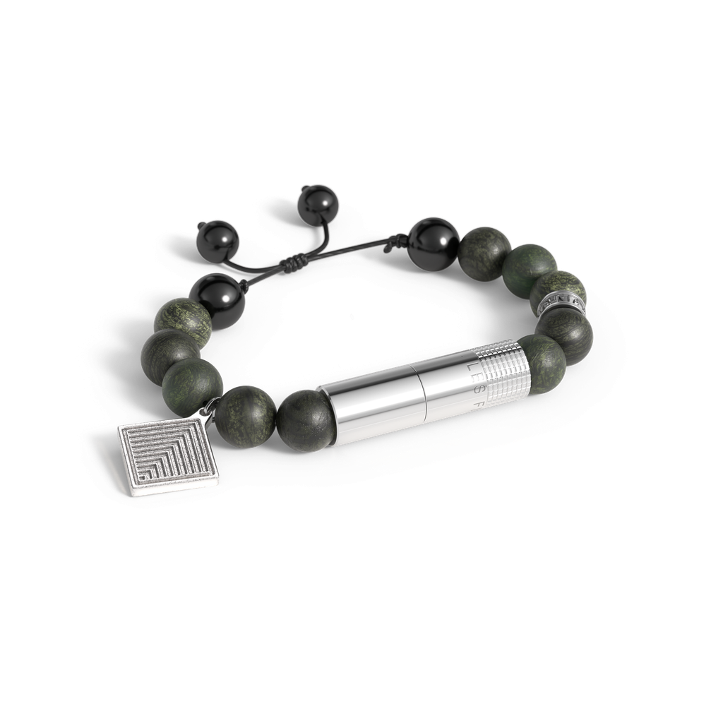 [BP3129018] PUNCH BRACELET - CANDELA LEAF