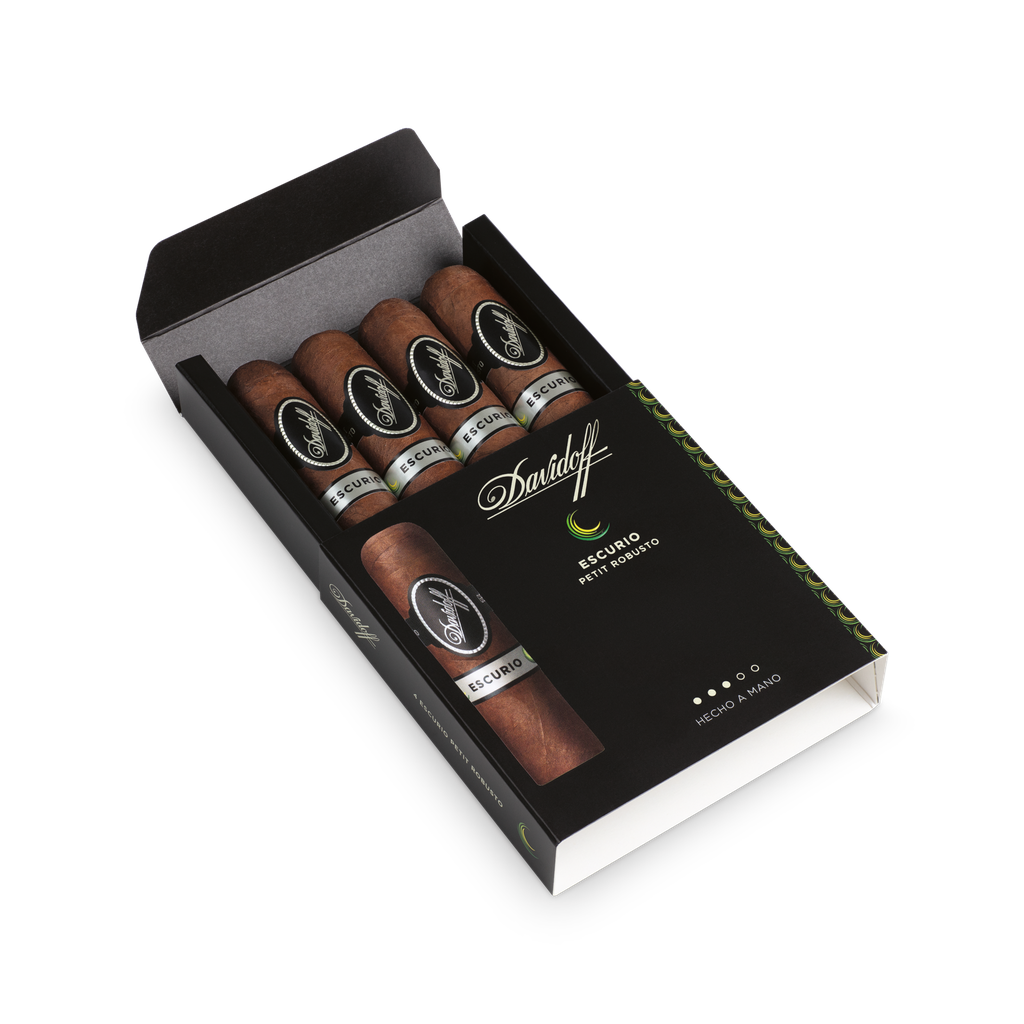 DAVIDOFF ESCURIO  PETIT ROBUSTO 4 CIGARS
