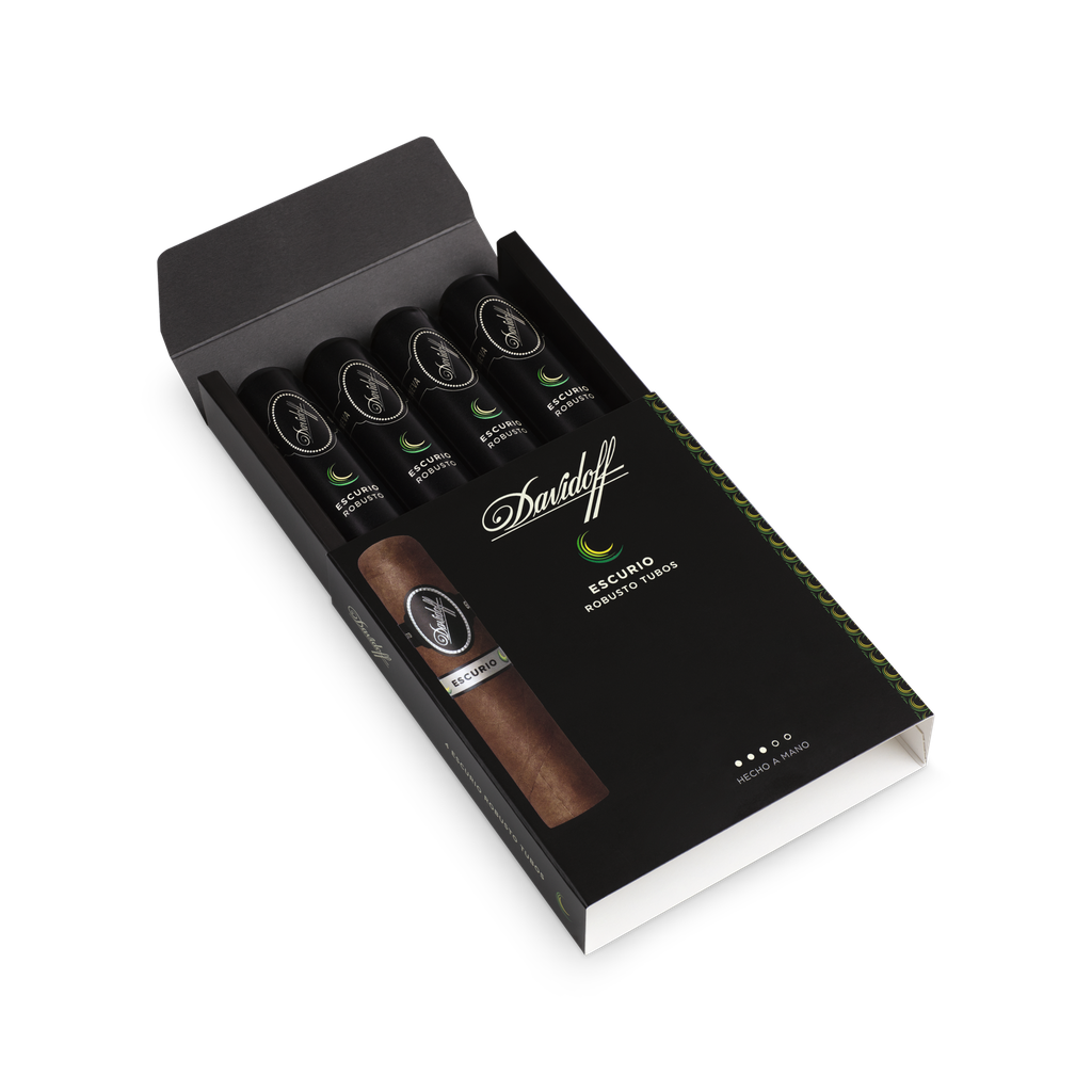 DAVIDOFF ESCURIO  ROBUSTO  TUBE 4 CIGARS