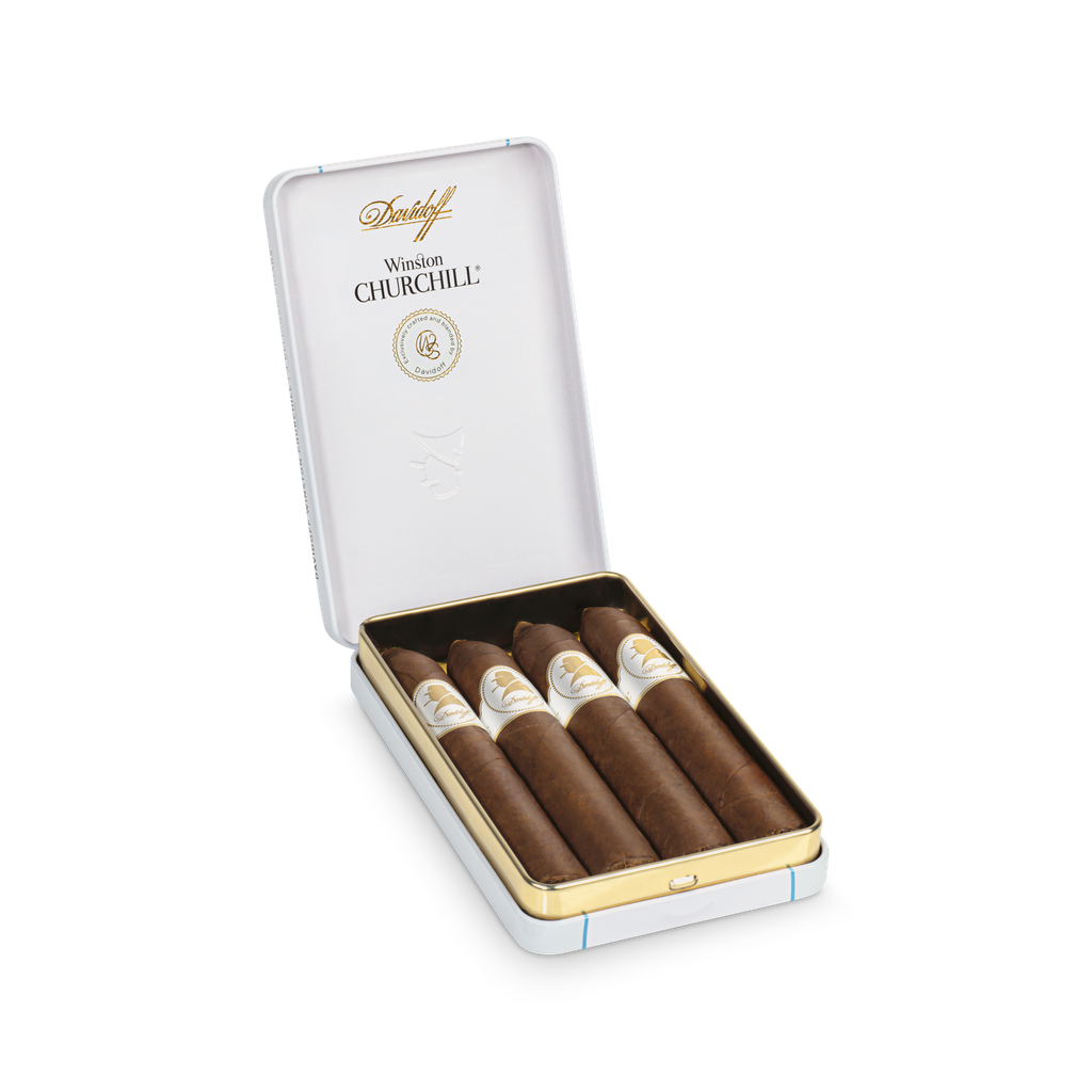 DAVIDOFF WINSTON CHURCHILL BELICOSO - TRAVELLER 4 CIGARS