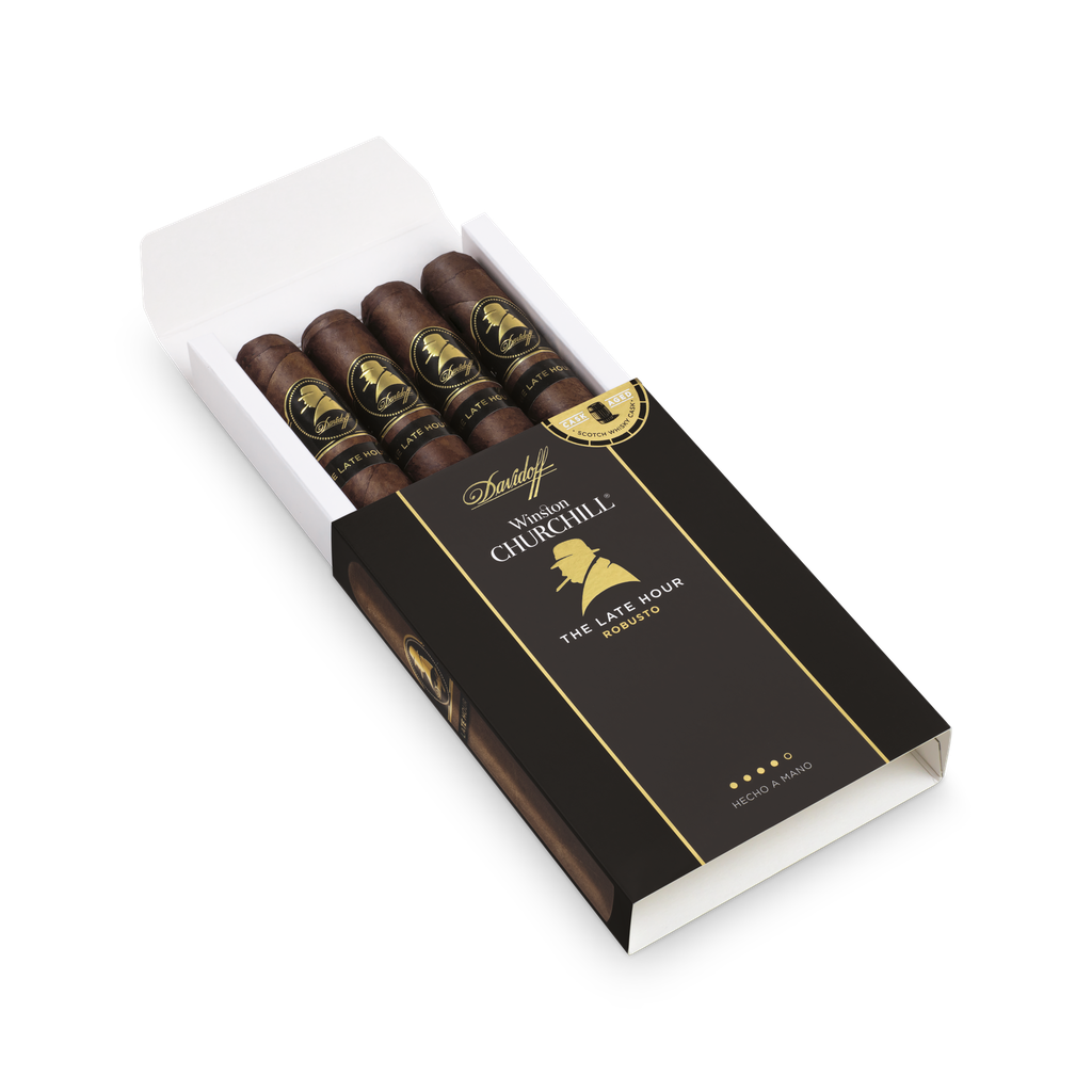 DAVIDOFF WINSTON CHURCHILL THE LATE HOUR ROBUSTO 4 CIGARS