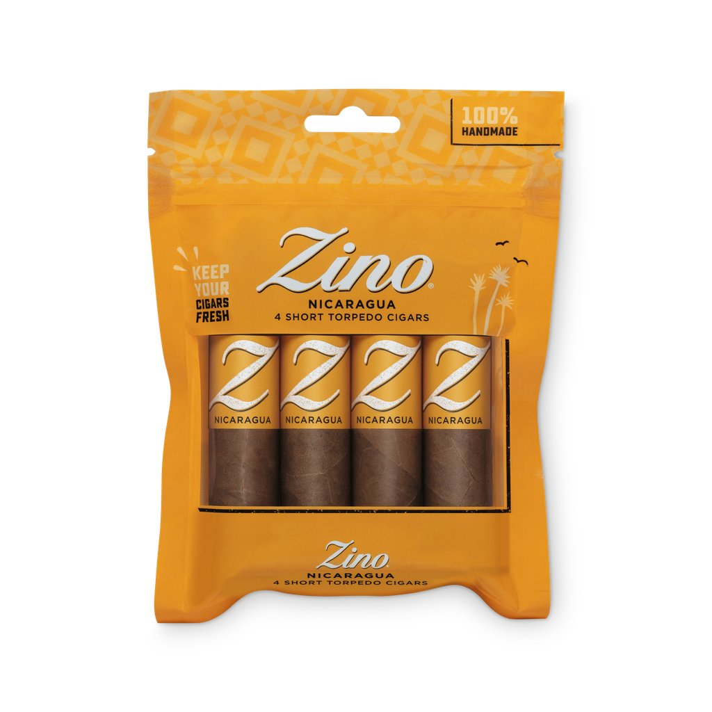 ZINO NICARAGUA SHORT TORPEDO 4 CIGARS