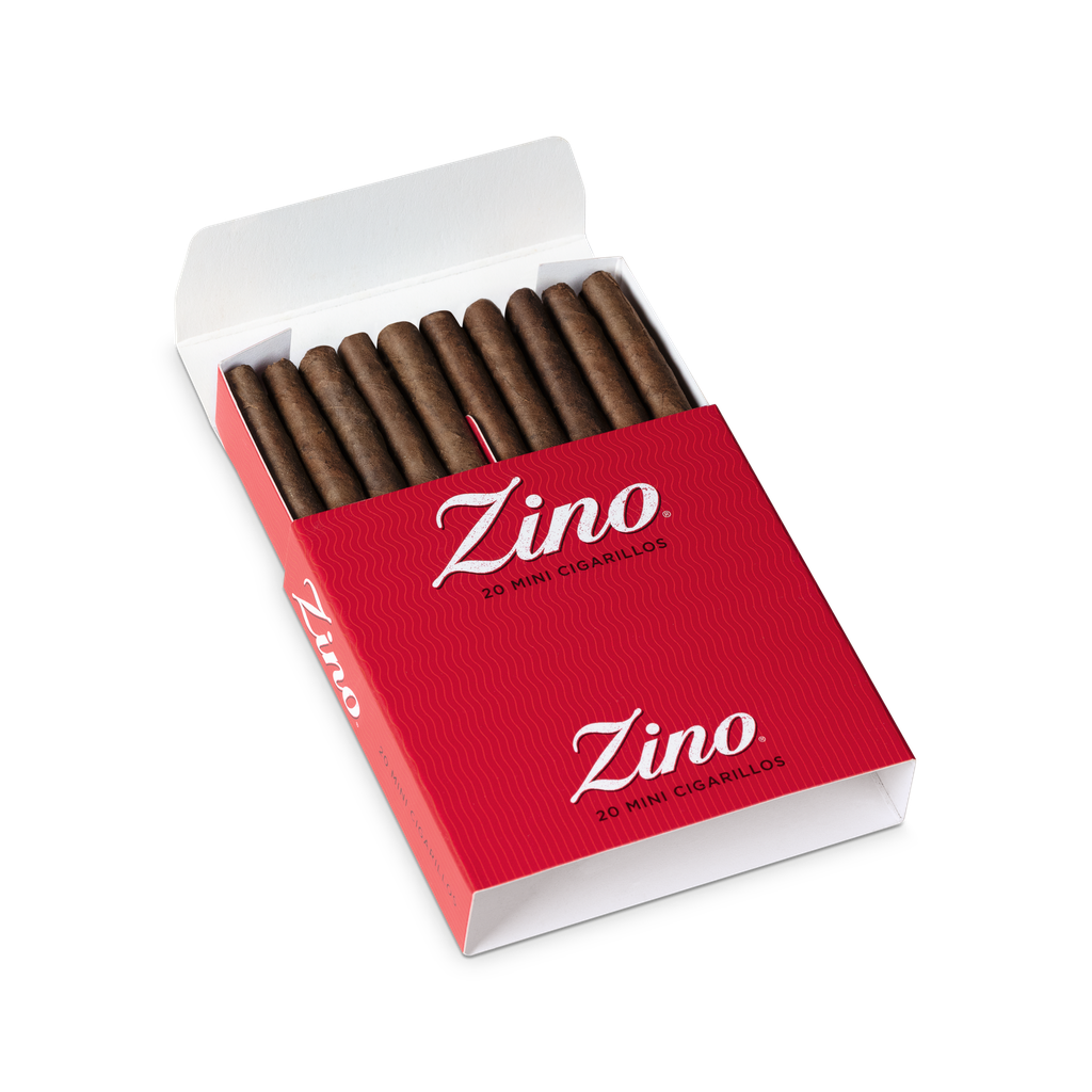 ZINO SHORT SMOKES MINI CIGARILLOS RED 20 CIGARS
