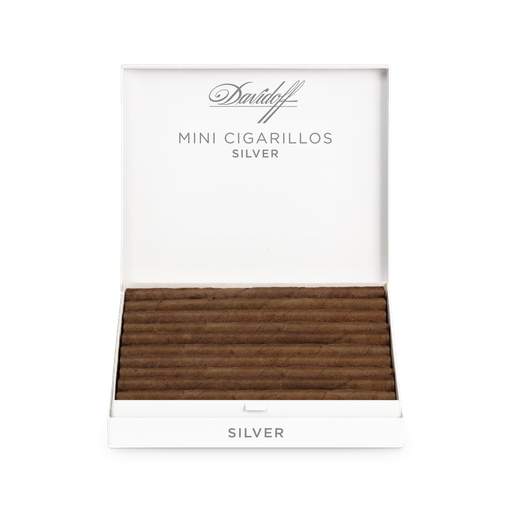 [DA025] DAVIDOFF SHORT SMOKES MINI CIGARILLOS SILVER 20 CIGARS