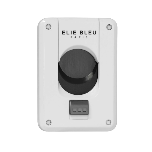 [CT123] EBC4 CIGAR CUTTER WHITE LACQUER BLACK BLADE