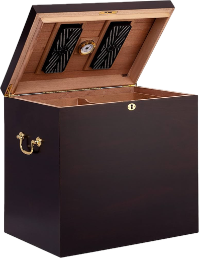 [HD119] [HUM-400FL-BOV] HUMIDOR SUPREME MEDICI, 240-400 CIGAR CAPACITY HUMIDOR