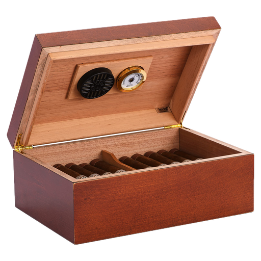 [HD124] [HUM-SAO PAOLO-BOV] SAO PAOLO - 50 CIGAR INLAY, HUMIDOR (5/22)