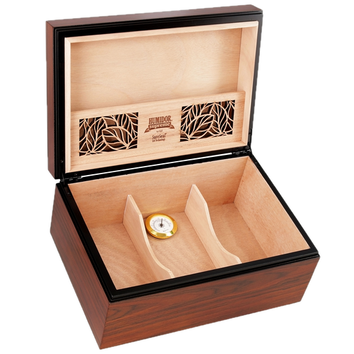 [HD129] [HS-700ROS-BOV] HUMIDOR SUPREME DANE, 56-100 CIGAR CAPACITY HUMIDOR, ROSEWOOD