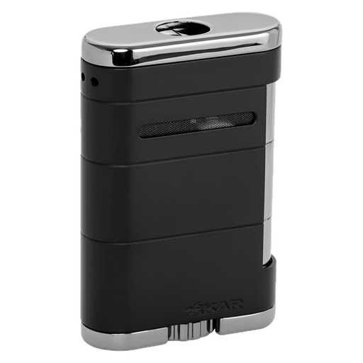 [LI085] [XI-535BK] ALLUME TRIPLE TABLETOP LIGHTER, TUXEDO BLACK