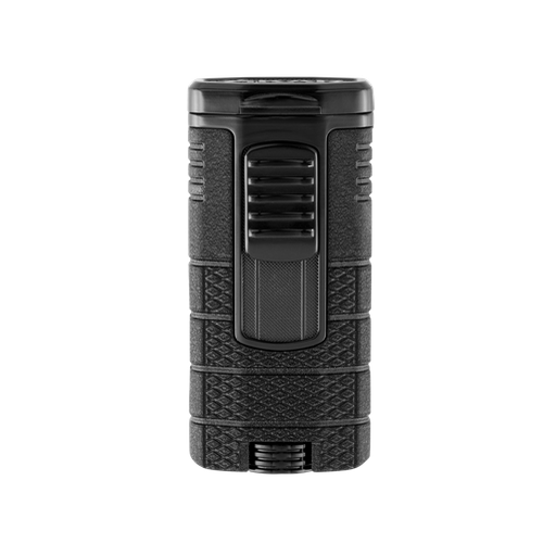 [LI089] [XI-553BK2] XIKAR TACTICAL TRIPLE, BLACK & BLACK TRIPLE-JET LIGHTER