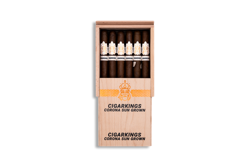 [CK012] CIGAR KINGS CORONA SUN GROWN 5.3/8 X 44 BOX 12 CIGARS