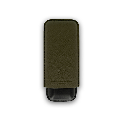 [CS014] [CA7008005] CIGAR CASE CIGAR CASE - DUO ODG PEBBLE LEATHER 
