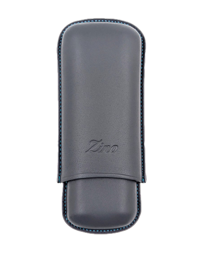 [CS030] ZIN Case R-2 leather grey cyan