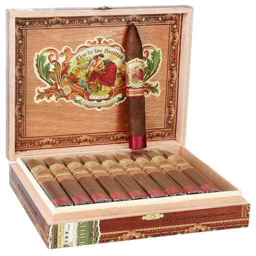 [MF060] FLOR DE LAS ANTILLAS MADURO TORPEDO 6 1/8X52 20 CIGARS
